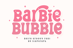 Related font Barbie Bubble