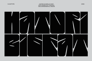 Hatori - Display Font