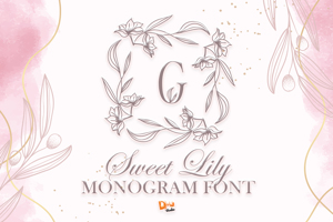 Sweet Lily Monogram