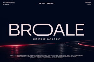 Related font Broale