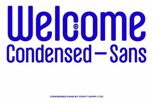 Related font CS Welcome