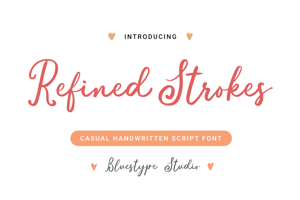 Related font Refined Strokes