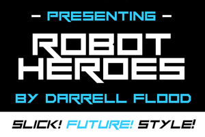 Related font Robot Heroes