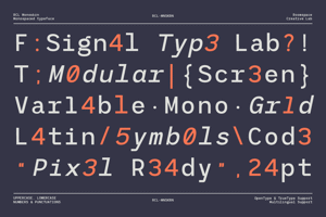 Related font RCL Monoskrn