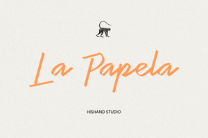 Related font La Papela