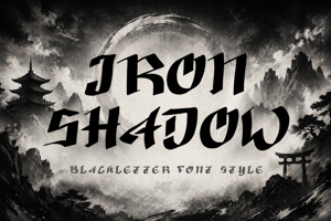 Related font Iron Shadow