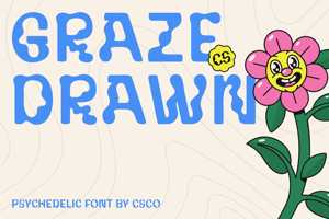 Related font CS Graze Drawn
