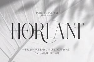 Related font Horlant