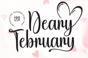 Related font Deary February