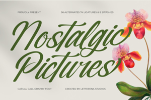 Related font Nostalgic Pictures VERSION
