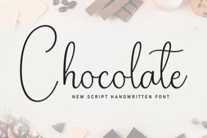 Related font Chocolate