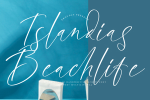 Related font Islandias Beachlife