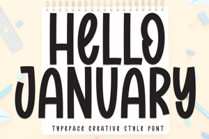 Related font Hello January