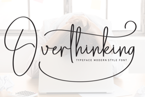 Related font Overthinking