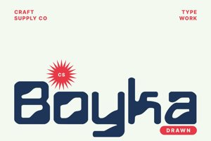Related font CS Boyka Drawn