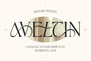 Related font Aveltin