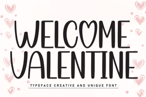 Related font Welcome Valentine