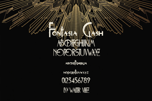 Related font Fontasia Clash