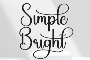 Related font Simple Bright