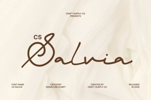 Related font CS Salvia