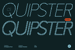 Related font CS Quipster Pixel