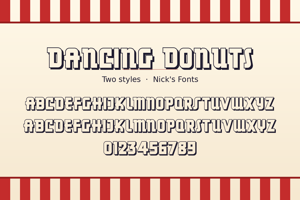 Related font Dancing Donuts
