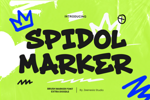 Related font Spidol Marker Extras