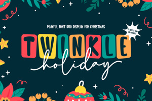 Related font TWINKLE HOLIDAY SQUARE