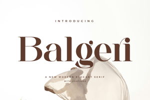 Related font Balgeri
