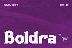 Related font Boldra