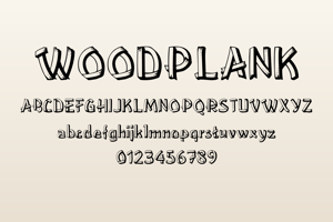 Related font Woodplank