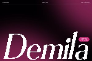 Related font Demila Pixel