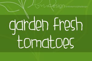 garden fresh tomatoes