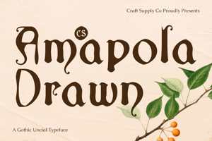 Related font CS Amapola Drawn