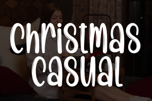 Related font Christmas Casual