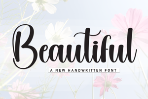 Related font Beautiful