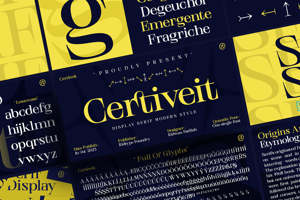 Certiveit Font - Serif Display Modern