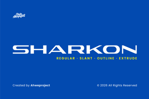 Related font Sharkon