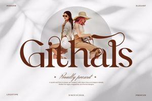 Related font Githals