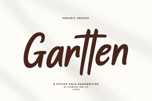 Related font GARTTEN