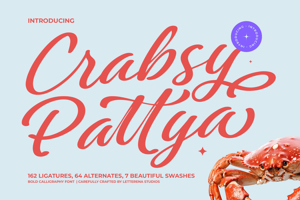 Related font Crabsy Pattya VERSION