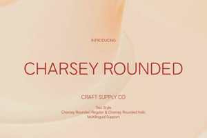 Related font Charsey Rounded