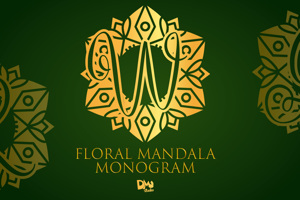 Floral Mandala Monogram