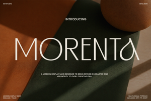 Related font Morenta