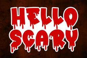 Related font Hello Scary