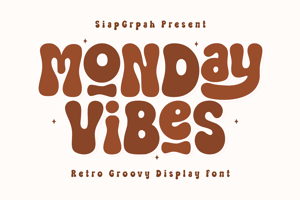 Related font Monday Vibes