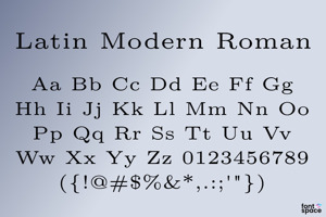Latin Modern Roman