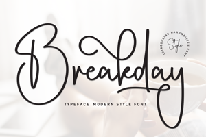 Related font Breakday