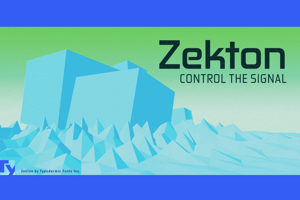 Related font Zekton