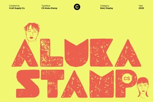 Related font CS Aluka Stamp